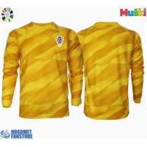 Hrvatska Golmanski Domaci Dres EP 2024 Dugi Rukav